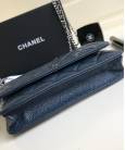 Сумка Ch*nel WOC Wallet On Chain Caviar Blue